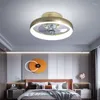 Lampade a sospensione Corona Camera da letto Luce Lampadario Ventilatore a soffitto Lampada a sospensione Camera dei bambini di lusso Droplight delle ragazze Acrilico 48w 80w