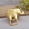 Golden Elephant Shape Bottle Opener Creative Wedding Gifts for Guests Small Beer Opener Gift Tools Kitchen Accessories