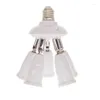 Lamba Tutucular E27 Splitter 3/4/5 Kafa Tabanı Ayarlanabilir LED Ampul Tutucu Adaptör Dönüştürücü Soketi Yüksek Kalite