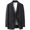 Herenpakken Fashion Spring Summer Smart Casual Blazer Men Leisure Slim Fit Koreaanse stijl mannelijke kleding