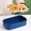 Dinnerware Sets 304 Stainless Steel Insulated Lunch Box With Cutlery Sealed Bento Kitchen Storage Container Kids School