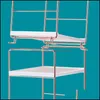 Hooks Rails Tier Mtifunction Stackable Shelf Organizer For Spices Kitchen Bathroom Rack C6Ue1 Drop Delivery 2021 Home Garden Houseke Dhvua