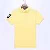 Wholesale 2064 Summer New Polos Shirts European and American Men's Short Sleeves Casual Colorblock Cotton Large Size Embroidered Fashion T-Shirts S-2XL
