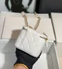 حقيبة قناة 19 كيس ناعم جدا تصميم مخصص العلامة التجارية الفاخرة حقيبة اليد حقائب الأزياء للنساء جلدية الذهب السلسلة