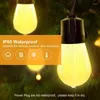 Strings Bluetooth Smart LED Guirlandes Lumineuse Guirlande De Noël App Télécommande RVB Extérieure Étanche Fée Lumière De Mariage Décor De Fête