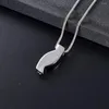 Colliers pendants IJD12838 INCLAPE CRYTSAL INFINITÉ MEMORAL CRIMMations Bijoux pour cendres de proches KeepSake Urn Collier Stainle8959174