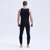 Vêtements de nuit pour hommes Mens V-Col Long Johns Ensemble Chaud Épais Plus Velours Hiver Sous-vêtements thermiques Hommes Automne Débardeur Pantalon Pas Ensembles