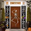 Outros adesivos decorativos Decorações de Halloween truques ou tratamento de hocus pocus grandes faixas de bruxa sinais de varanda para a porta da frente do lado de fora do quintal Garland 220901