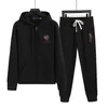 Mens Tracksuit New Football Small Horse 세트 트랙 정장 남성 지퍼 자켓 스포츠웨어 땀 체육관 정장