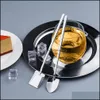 Spoons New 304 Stainless Steel Tableware Set Watermelon Spoon Creative Ice Tea Dessert Coffee Cream Spoons Drop Delivery Homeindustry Dhzkf