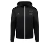 2022 NY F1 JACKE Formel One Racing Suit Långärmad jacka Windbreaker Autumn och Winter Warm Car Fan Super Large Coat kan anpassas