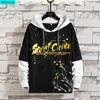 Men's Hoodies Sweatshirts Fall New Contrast Color Men Hooded Male Personality Handsome Depth Shirt 2021 dent Sweatshirt Hoodie Men L220901