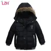 Giacche LZH Toddler Neonati maschi Inverno per piumino con cappuccio per ragazze spesse e calde Capispalla per bambini Cappotti Abbigliamento per bambini 2-6Y 220901