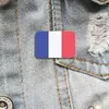 Broches 10pcs / lot drapeau fran￧ais Broche acrylique Broche revers vintage pour sac ￠ dos