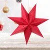 Juldekorationer 2st Star Lanterns Xmas Tree Hanging Pendant Diy Party Home Garden Drop Ornament 35cm 1 st 45cm