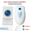 Doorbells Wireless Smart Doorbell Receiver Loud Door Chime Transmitter With LED Indicator Home Welcome Chimes