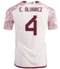Fani gracz wersja 2022 Meksyk piłkarski koszulka do domu od 23 23 A.Vega Raul Chicharito lozano dos santos koszulka piłkarska Kit dla dzieci Zestaw kobiet