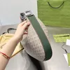 New Crescent Bag Retro Crossbody Half Moon Bags Women Handbags Shoulder Croissant Bags Clutch Purse Old Flower Canvas Genuine Leather Adjustable Red Green Strap