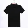 2027 wholesale polos Shirt European and American size summer men's short-sleeved casual color matching cotton plus size embroidered fashion T-shirt S-2XL