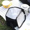 Opbergtassen picknick koeler lunch opvouwbare thermische aluminium folie grote ijs pack doos zak geïsoleerde auto strand barbecues camping