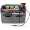 Cosmétique Sacs Cas Multifonction Feutre Insert Sac Organisateur Bourse avec Fermeture Éclair Sac À Main Fourre-Tout Multi Poches Grande Capacité Étui De Rangement 220901