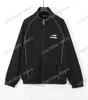 xinxinbuy hommes designer manteaux ensemble bande réfléchissante lettre broderie hommes sangle femmes noir blanc bleu S-XL