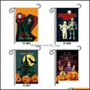 Banner Flags Trick Or Treat Flag Halloween Party Pumpkins Bat Garden Flags Festival Banner Custom Square Exquisite Especially Drop De Dhqsd