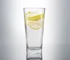 Highball-glazen tuimelaars loodvrij kristalhelder glas elegante drinkbekers voor waterwijnbiercocktails en gemengde dranken rond top vierkante bot