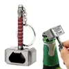 1pcs открытие пивных бутылок Многофункциональный молот от новичков в форме тора с подарками с длинной ручкой для ключей