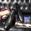 Britische Stiefel Männer Schuhe Persönlichkeit Strauß Muster Rivet Reißverschluss PU SNADLE BUICLE Square Head Fashion Casual Daily AD085