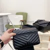 Borsa a tracolla borsa a tracolla di lusso borsa a tracolla designer di marca Pelle da donna in metallo Catena a conchiglia di alta qualità hardware di colore all'ingrosso Dimensioni c