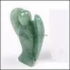 Kunst en ambachten natuurlijke amethist kristal sieraden decoratie voogd guardian angel healing juweel huis studie kamer ambacht cadeau 152 k2 drop dhyhr