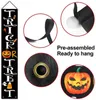 Outros adesivos decorativos Decorações de Halloween truques ou tratamento de hocus pocus grandes faixas de bruxa sinais de varanda para a porta da frente do lado de fora do quintal Garland 220901