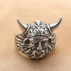 Wedding Rings Fashion Jewelry Stainless Steel Bull Demon King Ring Men Trendy Simple Punk Gift 24018