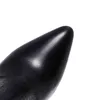 Boots 2020 New Genuine Leather Women Black Fold Knee High Heel Pointed Toe Long Female Square Chaussure Femme 220901