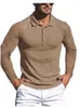 Camisa de malha pólo esportivo de golfe camisa de manga comprida camisetas de streetwear casual póoshirt jogger póos de inverno outono capuz para plus size 3xl capuz