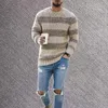 Mens Sweaters Kore Moda Sonbahar Erkekler Sıradan Vintage Stil Sweater Yün Yavurucu Kış Men Erkekler Sıcak Pamuk Külot Kazak 220901