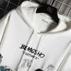 Herrtröjor tröjor Autumn och Winter Hip-Hop Hoodies Men New Fashion Harajuku Loose Tops Large Size Variation V Neck Sweaters For Men L220901