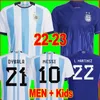 2021 2022 Argentina CONCEPT SOCCER JERSEYS Player Version Fans Commemorative Maradona Men + Kids KIT MESSI DYBALA KUN AGUERO HIGUAIN 20 21 22 Football Shirts LO CELSO
