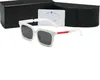Lunettes de soleil de luxe de concepteur classique pour hommes femmes 09 mode grand cadre carré lunettes de soleil UV400 lunettes lunettes de soleil en plein air