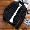 Men's Jackets NaranjaSabor Spring Jackets Mens Pilot Bomber Jacket Male Fashion Baseball Hip Hop Coats Slim Fit Coat Brand Clothing 4XL N513 220831