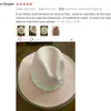 Bérets femmes chapeaux hiver large bord bande ceinture perle Panama Fedora formel blanc rose luxe feutré Sombreros De Mujer