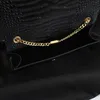 Luxury Women Chain Shoulder Bags Fashion Designers metal pendant hasp Crossbody Bags Lady Alligator Leather Daily Storage Coin Purse Handbags