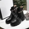 2022 Женские ботинки на лодыжке дизайнерская обувь с толстой накрытой пустыней Martin Boot Emelcodery Diamonds Декоративные роскошные ботинки с коробкой 35-41