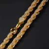 Kedjor Hip Hop Men Gold Color Out Cuban Necklace Braclete Combo Set Chain For5727632