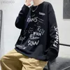 Bluzy męskie bluzy z kapturem na długim rękawie T-shirt męski sweter Koreańska wersja Koreańska wersja