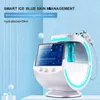 Estetician Equipment 7 i 1 smart isblå plus hydra mikrodermabrasion hydrodermabrasion vattenskal maskin