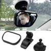 Accesorios interiores Espejo de coche de bebé ajustable Abs Acrílico Asiento trasero Vista de seguridad Monitor de niños de sala trasera