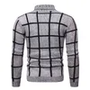 Hommes Chandails Hommes Gilet Chandails Simple Poitrine Plaid Casual Chandail Vestes Bonne Qualité Mâle Slim Fit Tricot Chandail Vestes XXl L220831