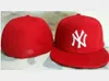 2022 Team Baseball Casquettes de baseball entièrement fermées Summer TORONTO Casquette Lettre Gorras Bones Hommes Femmes Casual Sport de plein air Ft Chapeaux ajustés en taille 7- Taille 8 A5943834